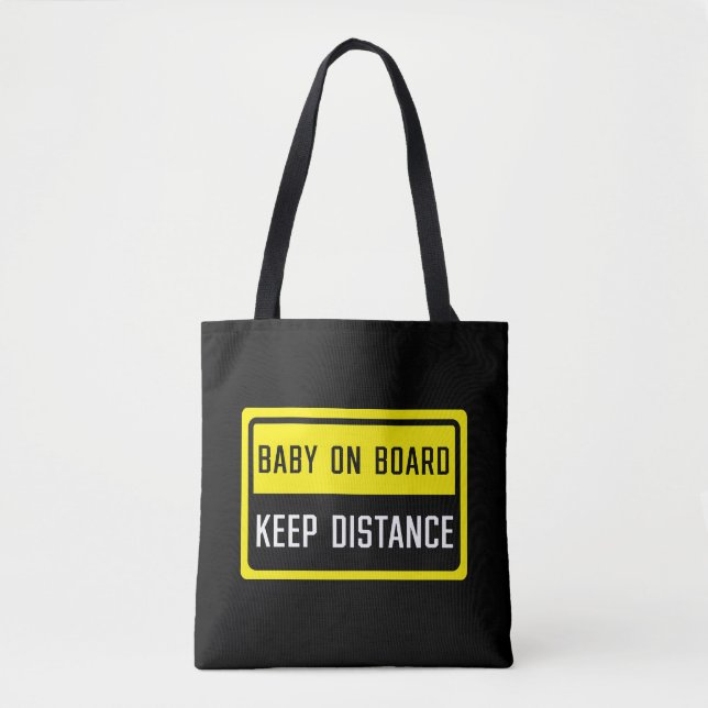 Baby an Bord Behalt Distanzzeichen (Vorderseite)