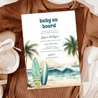 Baby an Bord Blaue Welle Baby Shower
