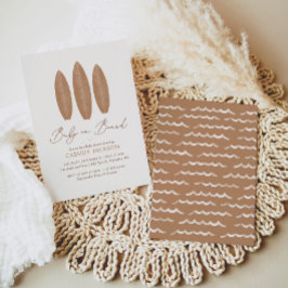 Baby an Bord Boho Gender Neutral Baby Dusche Einladung