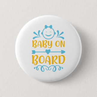 Baby an Bord Button