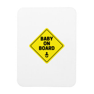 Baby an Bord Magnet