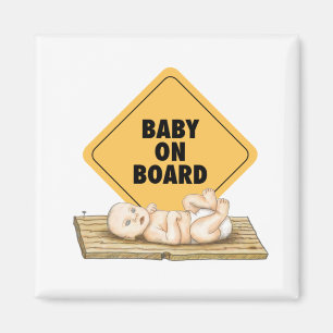 Baby an Bord Magnet