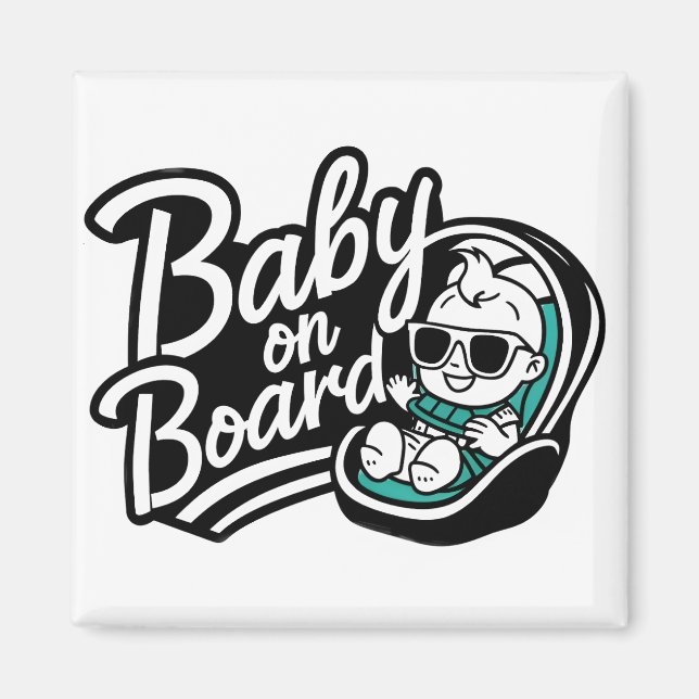Baby an Bord Magnet (Vorne)