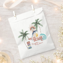 Baby an Bord | Retro Summer Surf Baby Dusche Geschenktütchen