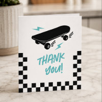 Baby an Bord Skateboard Babydusche Danke