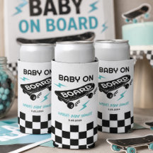 Baby an Bord Skateboard Babydusche kann Kühler