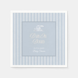 Baby an Bord Strand-Baby-Party-Einladung Serviette