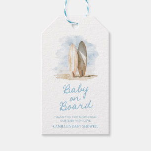 Baby an Bord Summer Boy Baby Dusche Geschenkanhänger