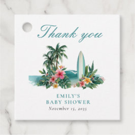 Baby an Bord Surf Beach Baby Dusche Geschenkanhänger