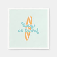 Baby an Bord Surf Beach Baby Dusche