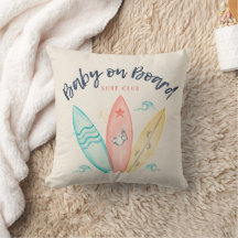 Baby an Bord Surfboard Babyparty