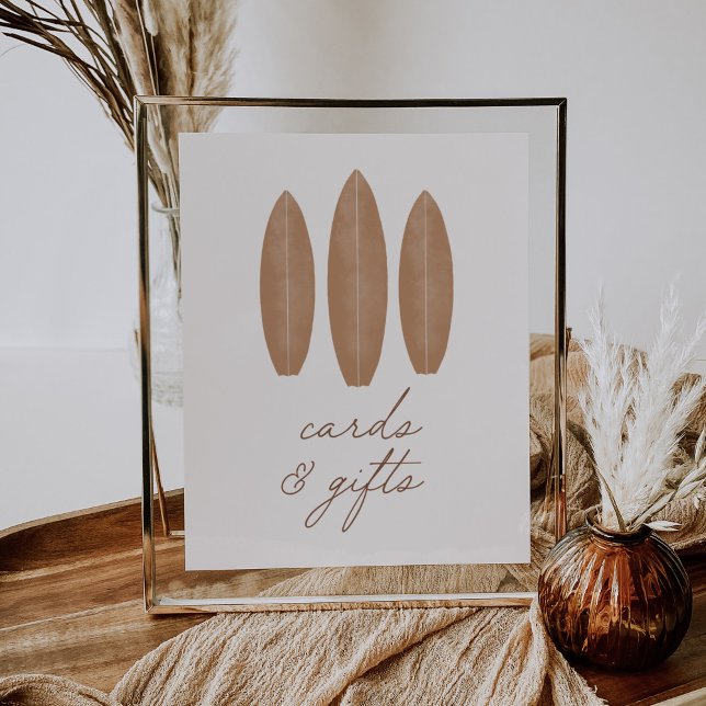 Baby an Bord Surfboard Karten und Geschenkszeichen Poster (Von Creator hochgeladen)