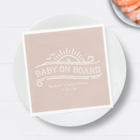Baby an Bord Surfen Pink Baby Dusche