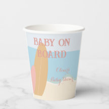 Baby an Bord Surfing Beach Baby Dusche