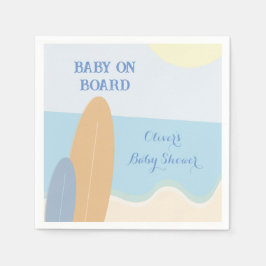 Baby an Bord Surfing Beach Baby Dusche Serviette