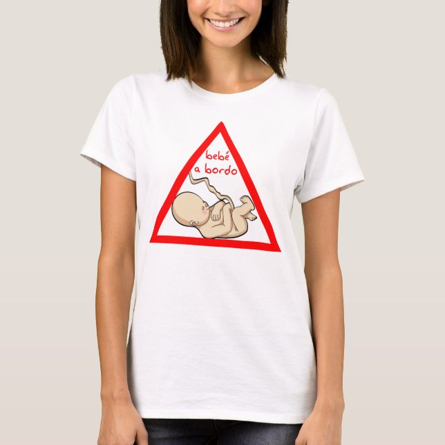 Baby an Bord T-Shirt (Vorderseite)
