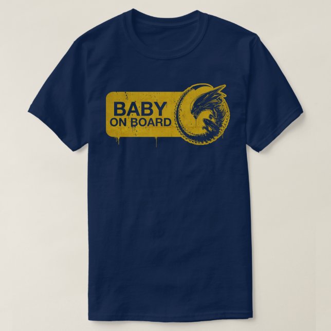 Baby an Bord T-Shirt (Design vorne)