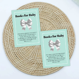 Baby and Co. Moderne Tiffany-Bücher für Kinderkart Begleitkarte