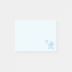 Baby and Mommy Bluebirds Kinderzimmer Post-it Klebezettel
