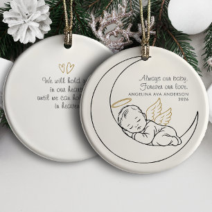 Baby-Angel-Gedenkstück für den Verlust eines Säugl Keramik Ornament