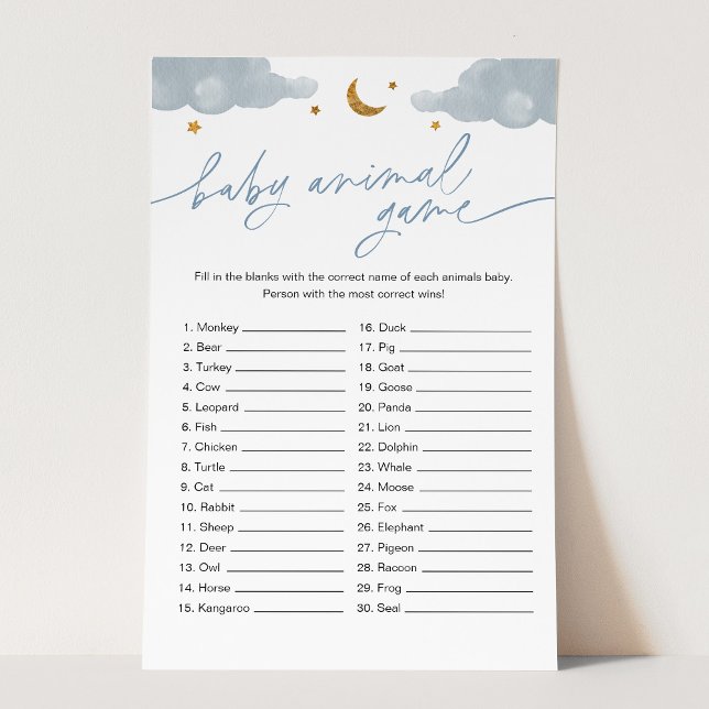 Baby Animal Game Twinkle Little Star Baby Dusche (Von Creator hochgeladen)