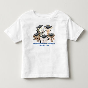 Baby Animal Graduates Kleinkind Fine Jersey T - Sh T-shirt