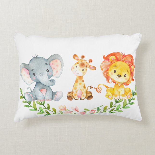 Baby Animal Kinderzimmer Pillow Dekokissen (Vorderseite)