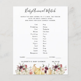 Baby Animal Match | Baby Showspiel