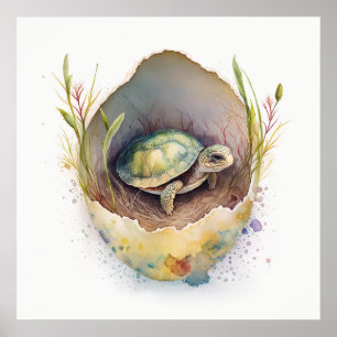 Baby Animal Prints für Kinderzimmer, Niedliches Sc Poster