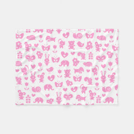Baby Animals Baby Blanket Fleecedecke