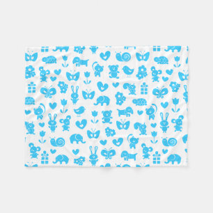 Baby Animals Baby Blanket Fleecedecke