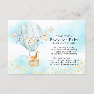 Baby Animals Balloon Ride Book for Baby Card Begleitkarte