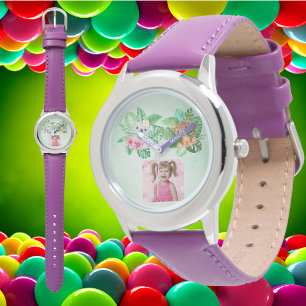 Baby Animes Custom Foto Kinder Geburtstagsgeschenk Armbanduhr