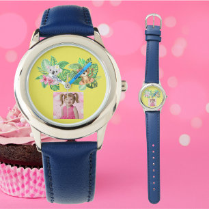Baby Animes Custom Foto Kinder Geburtstagsgeschenk Armbanduhr