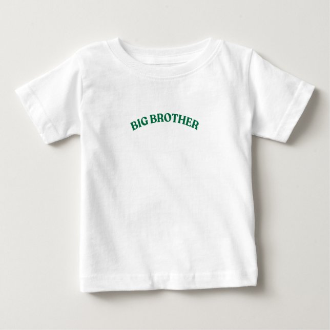 Baby Ankündigung Big Brother T Shirt, in Erwartung T-shirt (Vorderseite)