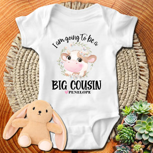 Baby-Ankündigung Ich werde ein großer Cousin Baby Strampler