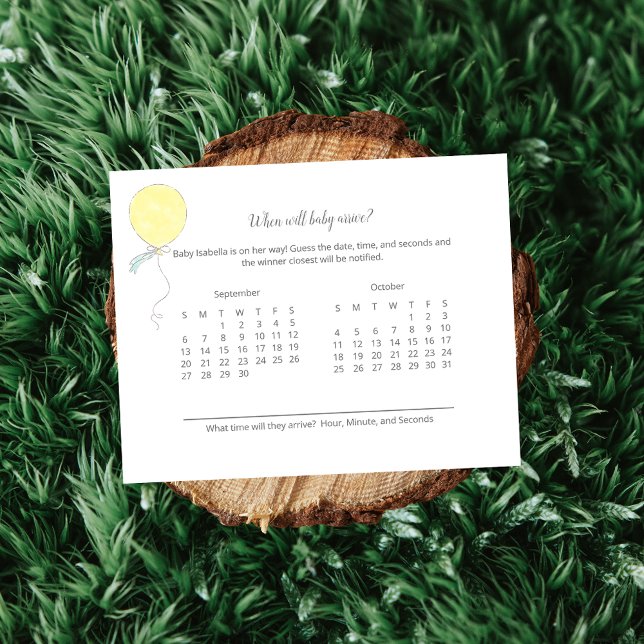 Baby Ankunft Prediction Baby Sprinkle Spiel (Von Creator hochgeladen)