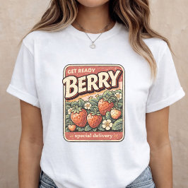 Baby Announcement Berry Pregnancy Reveal Tri-Blend Shirt