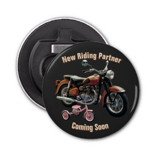 Baby Announction Button Flaschenöffner