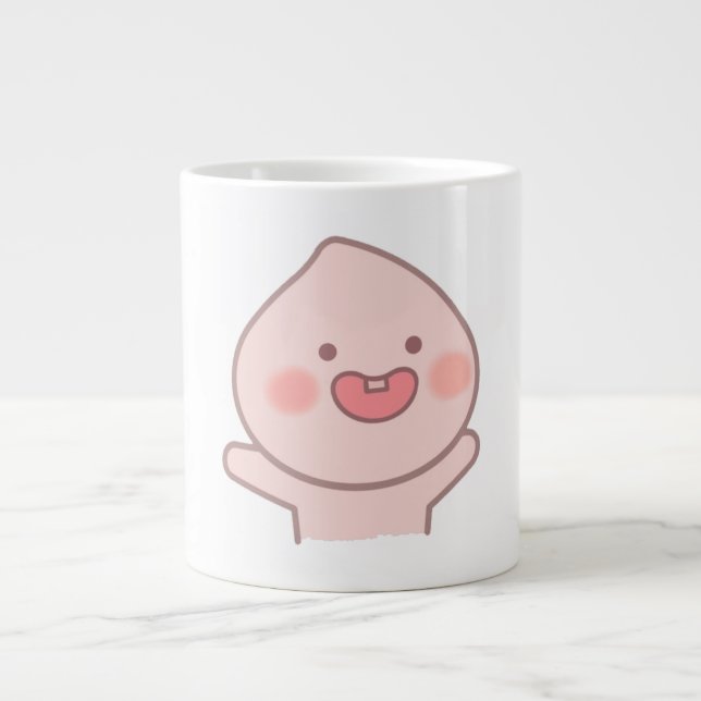 Baby Apeach Jumbo-Tasse (Vorderseite)