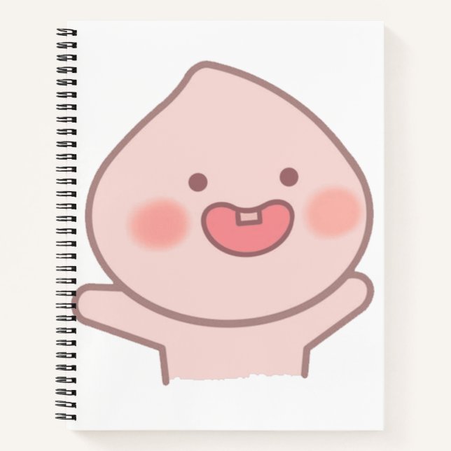 Baby Apeach Notizbuch (Vorderseite)