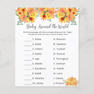 Baby Around - Baby Shower Game