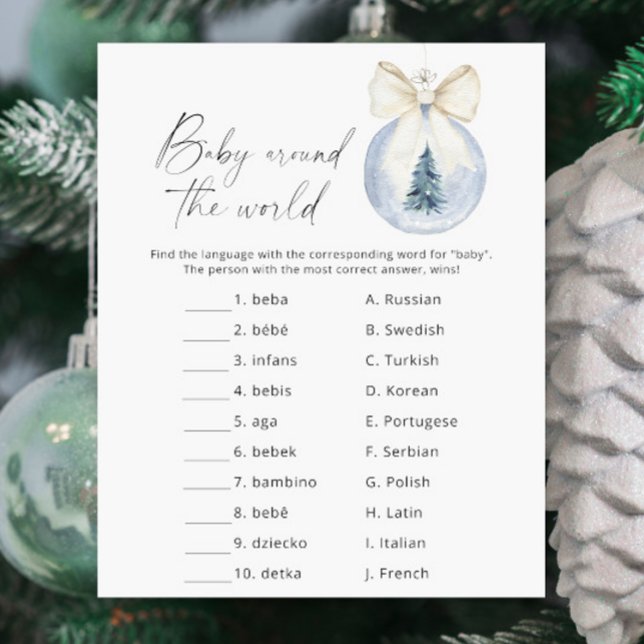 Baby Around - Winter Baby Shower Game (Von Creator hochgeladen)