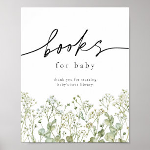 Baby-Atembücher für Babysignatur Poster