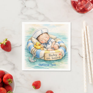 Baby auf Bord Baby Shower Serviette
