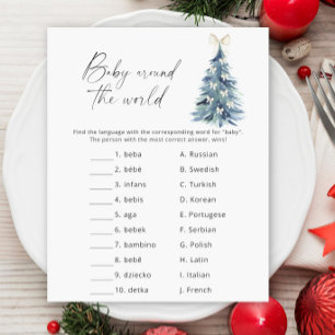 Baby Auf der ganzen Welt - Winter Baby Dusche