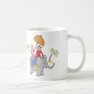 Baby auf Elefanten Tasse