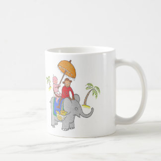 Baby auf Elefanten Tasse