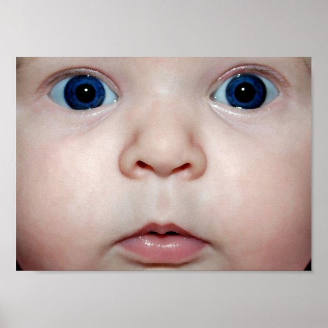Baby Augen Poster (Vorne)