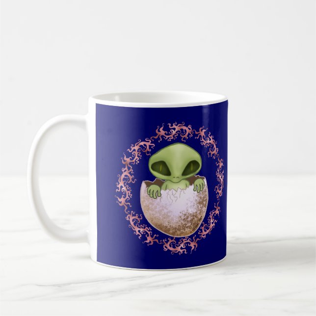 Baby Außerirdischer Kaffeetasse (Links)